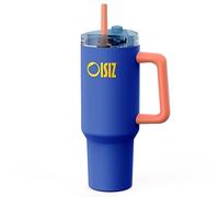 OISIZ 40oz Tumbler with Handle Water Bottle with Straw Lid 1200ml Stainless Steel Drink Cup Reusable Insulated Vacuum Cup Travel Coffee Mug Travel Cup Cupholder Friendly,Leak Proof,Keep Cold for 32Hr