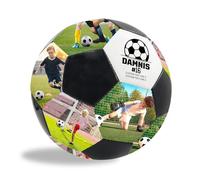 OISPKN Personalised FootBall with Name & Photo, Custom Size 5,3,4 - Soccer stuff, Birthday Gift for Coach, Dad, Youth,Girls,Boys, Football Fan, Indoor/Outdoors Soccer Game Match