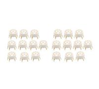 OITHJTIRP 20PCS PCB 9Pin Ceramic B9A Vacuum Tube Socket Audio HiFi DIY Amps for 12AX7 12AU7 12AT7 ECC81 ECC82 ECC83 Golden-Plated