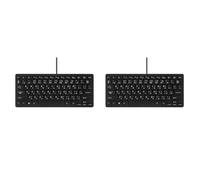 OITHJTIRP 2X Wired USB Japanese/English Bilingual Keyboard for Tablet/PC/Laptop/IOS/Android