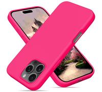 OitiYaa Liquid Silicone Case for iPhone 16 Pro Case,Full Body Protective Cover with 4 Layer Shockproof Structure, Soft Ultra Slim Phone Case with Anti-Scratch Microfiber Lining, 6.3", Hot Pink