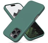 OitiYaa Liquid Silicone Case for iPhone 16 Pro Max Case,Full Body Protective Cover with 4 Layer Shockproof Structure, Soft Ultra Slim Phone Case with Anti-Scratch Microfiber Lining, 6.9", Pine Green