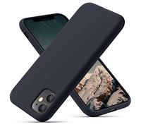 OitiYaa Silicone Case Compatible with iPhone 11 Case 6.1 Inch, Soft Ultra Slim Protective Shockproof Liquid Silicone Phone Case with Anti-Scratch Microfiber Lining,Black