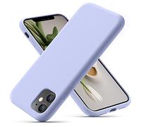 OitiYaa Silicone Case Compatible with iPhone 11 Case 6.1 Inch, Soft Ultra Slim Protective Shockproof Liquid Silicone Phone Case with Anti-Scratch Microfiber Lining,Clove Purple
