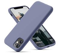 OitiYaa Silicone Case Compatible with iPhone 11 Case 6.1 Inch, Soft Ultra Slim Protective Shockproof Liquid Silicone Phone Case with Anti-Scratch Microfiber Lining,Lavender Gray