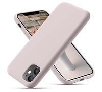 OitiYaa Silicone Case Compatible with iPhone 11 Case 6.1 Inch, Soft Ultra Slim Protective Shockproof Liquid Silicone Phone Case with Anti-Scratch Microfiber Lining,Chalk Pink