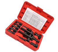 OITTo Bearing Puller Bearing Separator Kit: 10pcs Blind Hole Collet Bearing Race and Seal Puller Extractor Kit Slide Hammer Pilot Insert Inner Internal Bearing Removal Tool Set