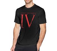 OIU967T16VXJ Coheed and Cambria Men's Round Neck Fashion T-Shirt Summer Casual Loose Cotton Short Sleeve (Medium)