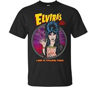 OIU967T16VXJ Elvira A Night of Titillating Terror T-Shirt (Medium)