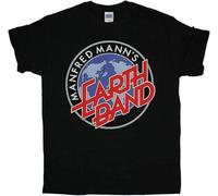OIU967T16VXJ Manfred Mann’S Earth Band Logo Black T Shirt 10Cc The Alan Project Saga Black (Large)
