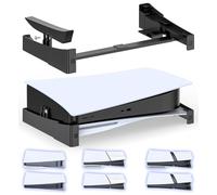 OIVO PS5/Slim/Pro Horizontal Stand for Disc & Digital Console, Protective Stable PS5 Accessories Base Stand with Upgraded Support Rods on Bottom & Scalable Design for PlayStation 5 Console, Black