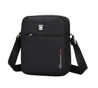 OIWAS Man Bags for Men, Shoulder Bag Crossbody Bag Waterproof Phone Bag with Long Strap Wallet Pouch Hold 7.9 inch Tablet iPad Kindle Travel Black