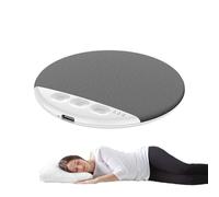 OIWERH Bluetooth Pillow Speaker, Under Pillow Speaker for Sleep, with White Noise & Timer, Bone Conduction, Improve Sleep Quality, Palm-Sized & Non-Slip Silicone Base, for Home Travel (grey)