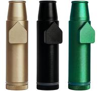 OiwMuOck 1g Ultra Small Powder Container | 3 Pack Leak-Proof Mini Bullet Vial | Portable Dispenser for Spices, Powder Samples & Travel