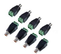 Oiyagai 8pcs Speaker RCA Wire to AV Phono Female RCA Cable Connector Jack Adapter