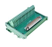 Oiyagai DB37 D-Sub Male Header Breakout Board Terminal Board Block DIN Rail Mount Interface Module Connector