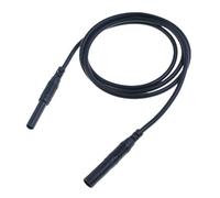 Oiyagai Meter Test Lead Extension Male to Female Connector 4mm Banana Plug to Jack Heavy Duty Silicone Wires Multimeter Leads Probes Adapter 14AWG 1M/39.4" Black