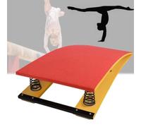 Oiyekntd Curved Spring Board,Junior Gymnastics Springboard, 4 Springs Stable Children Beginner Springboards, Big Kids Junior Gymnastics Springboard for Vault, Gymnastics Springboard 60x120CM