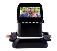 Oiyekntd Film Slide Scanner, High Resolution 120 Film Scanner 22 Mega Pixels Slide Negative Photo Scanne, Professional Film Scanner with 4.3" LCD Screen