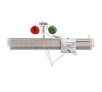 Oiyekntd Knitting Machine, Hand Weaving Loom 6.5mm Medium Gauge 150 Needle Craft Plastic Home Knitting Machine with Accessories, Easy to Make Scarves and Hats