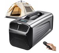 Oiyekntd Portable Tent Air Conditioner 5200 BTU Efficient Cooling, Mobile Camping Air Conditioner, Cooling + Dehumidify + Fan + Sleep Mode + 24h Timer, Up to 10㎡/107 sq ft, Exhaust Duct Included 220V