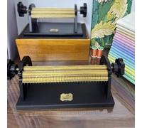 Oiyekntd Smocking Pleater, Adjustable Pleat Sewing Machine, 47/64 Needle Positions, with Wire Box, Cloth Rolling Stick, 24/32 Machine-Specific Needles, Maintenance Wax Block 32Rows