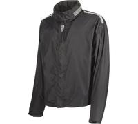 OJ Atmosfere Metropolitane Compact Top Moto Motorcycle Rain Jacket Black
