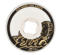 OJ Elite Hard Line 99a Pack Of 4 Skateboard Wheel 55mm White