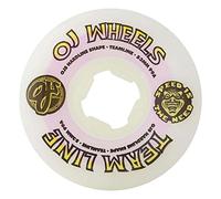 OJ Skateboard Wheels Team Line Hardline 99a White 53mm