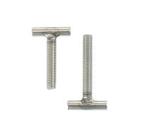 OJHFJMGH 2pcs M16 50~150mm T-shaped Threaded Rod Clamping Cap Bolt GB37 304 Stainless Steel T-groove Screw(M16*120mm)