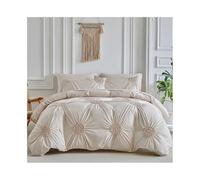 OJHFJMGH Four-piece bedding sets, 3 Pieces-Set Soft Skin-friendly Bedding Set,1 Duvet Cover and 2 Pillow Cases(King)