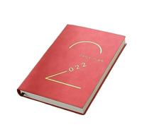 OJHFJMGH Notebooks, 365 Days Efficiency Manual 404 Page Stationery Simple Hand Book Literary Exquisite Notepad Diary(C)