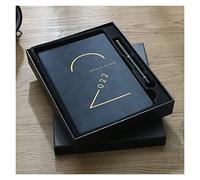 OJHFJMGH Notebooks, 365 Days Efficiency Manual 404 Page Stationery Simple Hand Book Literary Exquisite Notepad Diary(M)