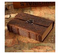 OJHFJMGH Notebooks, Handmade Sketchbook Retro Leather Personal Diary Creative Tourism Commemoration Graduation Teacher Gift(B)