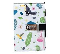 OJHFJMGH Notebooks, Password Book With Lock Diary Installed Notepad Books School A5 Planner Organizer Office(D)