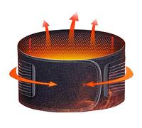 OJHFJMGH Waist Support Belt, Lumbar Brace Self-heating Magnetic Therapy Lower Back Support Belt For Men & Women Pain Relief And Injury Prevention Black(L)