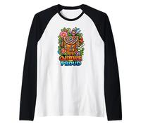 Ojibwe and Proud Indigenous Heritage Statement Raglan Baseball Tee