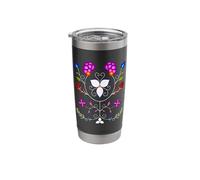 Ojibwe Floral Indian Flowers Indigenous Botanical Stainless Steel Insulated Tumbler