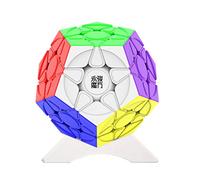 OJIN YongJun YJ YuHu M 12 Surface 3x3 Megaminx M Dodecahedron Cube Gigaminx megaminx Smooth Twist Cube With One Cube Tripod (Multi Color)