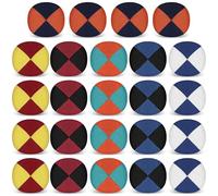 OJMHD 24 Pcs Juggling Balls Bulk for Adults, 6.5 cm Mini Soft Juggling Balls for Kids, Small Hacky Sack Balls for Beginners Funny Gifts Indoor Outdoor Playing Games Party Favors, 6 Styles