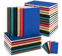 OJMHD 36 Pack Wirebound Lined Notebooks Bulk, 50 Sheets/100 Pages