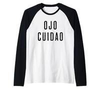 Ojo Cuidao Divertida Raglan Baseball Tee