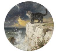 Ojos Azules Cat 1000 Pieces Animal Jigsaw Puzzles Stress Reliever Family Game Colourful Gifts For Adults And Kids 1000pcs (67.5x67.5cm)