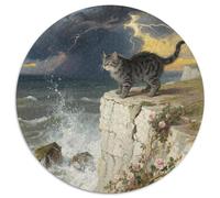 Ojos Azules Cat 1000 Pieces Animal Jigsaw Puzzles Stress Reliever Family Game Unique Gifts for Adults Or Families 1000pcs (67.5x67.5cm)