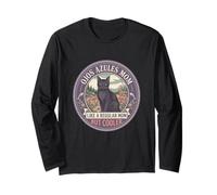 Ojos Azules Mom Like A Regular Mom But Cooler Cat Mom Long Sleeve T-Shirt