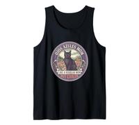 Ojos Azules Mom Like A Regular Mom But Cooler Cat Mom Tank Top