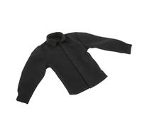 OJREEUB 1/6 Scale Male Formal Shirt for 12'' Male Action Figure Hot Toys Black