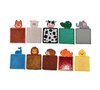 OJREEUB 10Pcs Sensory Mat Children Perception Pad for Daycares Fine Motor Playgroups