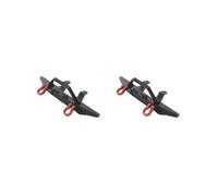 OJREEUB 2 set of 1/12 RC Car Bumper Accessory Easy to Install Replacement for MN D90 DIY Accs Black