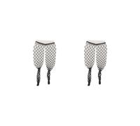 OJREEUB 2 set of 1/6 Scale Fishnet Thigh High Stocking for 12'' inch Soldier Figures Costume black, 9cm